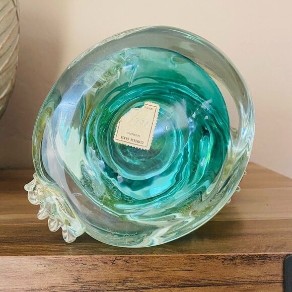 Vintage Murano Alfredo Barbini Bollicine Art Glass Koi Fish Sculpture 16" Tall G - Picture 7 of 8